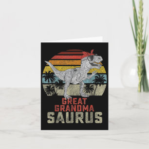 Grootmoedersaurus T Rex Dinosaur Grootmoeder Sauru Kaart