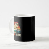 Grootmoedersaurus T Rex Dinosaur Grootmoeder Sauru Koffiemok (Voorkant links)