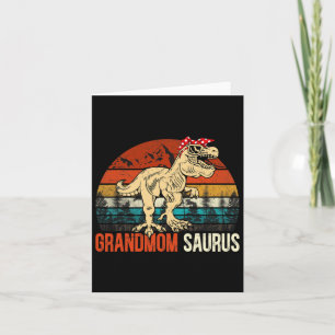 Grootmoedersaurus T Rex Dinosaurus Grootmoeder Sau Kaart