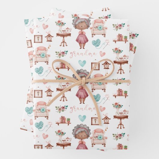 Grootmoefpapiervaten met drie vellen (In situ)