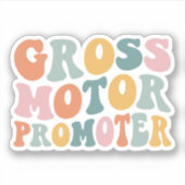 Grootmotorische promotor pediatrische fysiotherapi sticker (Voorkant)
