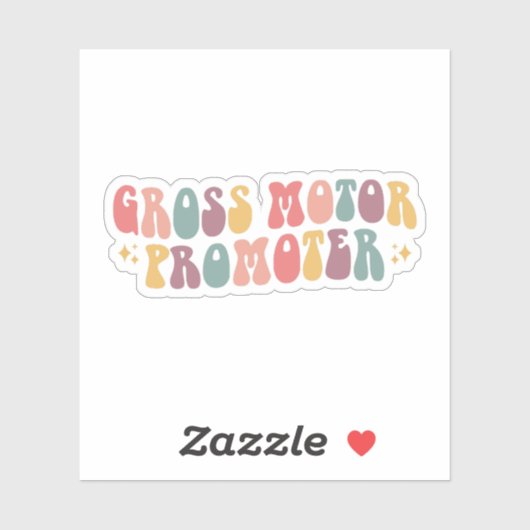 Grootmotorische promotor pediatrische fysiotherapi sticker (Vel)