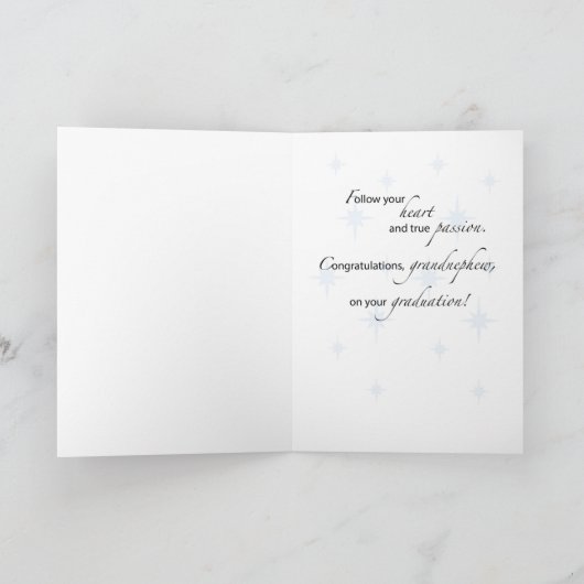 Grootneefje Afstuderen ster Kaart (Binnen)