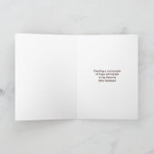 Grootnichtkinderen van de eerste Thanksgiving Baby Feestdagen Kaart (Binnen)