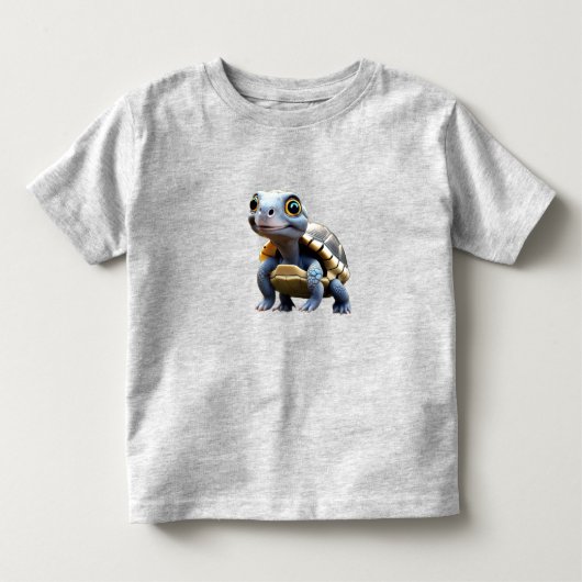 Grootogige Babyschildpad Kinder Shirts (Voorkant)