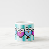 Grootogige Vogeltjes Espresso Kop (Voorkant)