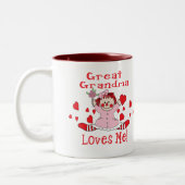 Grootoma Love is me Rag Doll Tweekleurige Koffiemok (Links)
