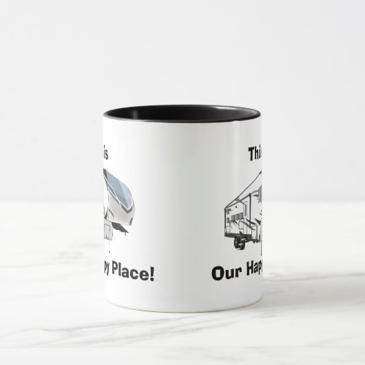 Grootontwerp reflectie 28bh 5e wielontwerp mok (Midden)