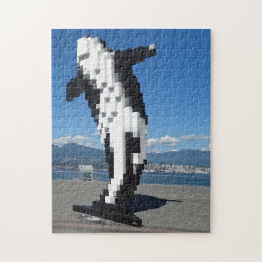 Grootoogsculptuur Vancouver. Legpuzzel (Verticaal)