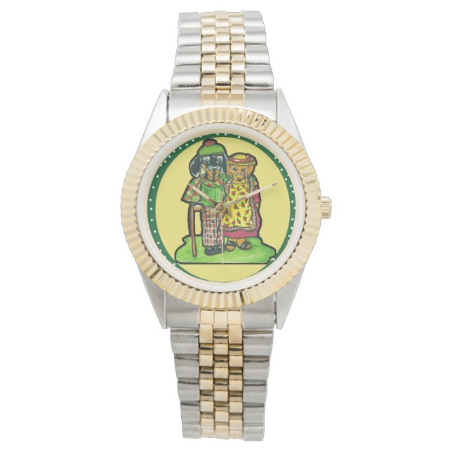Grootouder Doxies Horloge (Voorkant)