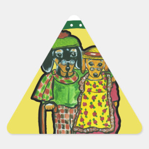 Grootouder Doxies Sticker