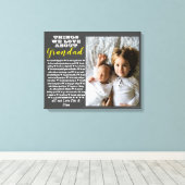Grootouder foto cadeau alle redenen die je liefheb canvas afdruk (Insitu (Houten vloer))