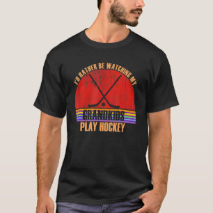 Grootouder kijkt liever Hockey Grandki af T-shirt