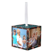 Grootouder land Tartan Pset 4 Foto Decoratie (Achter hoekig)