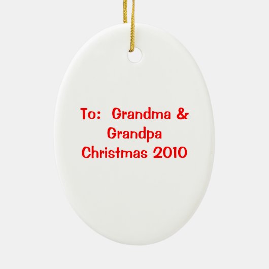 Grootouder Ornament (Achterkant)