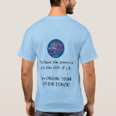 Grootouder van een ontvanger van een transplantati t-shirt (Achterkant)