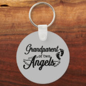 Grootouder van Twee Angels Twins Sleutelhanger (Voorkant)