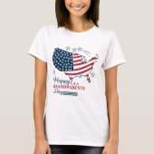 Grootouderdag 2025 USA Vector T-shirt (Voorkant)