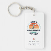 Grootouderdag Beste opa, foto van achterpootse fot Sleutelhanger (Voorkant)