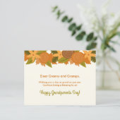 Grootouderdag Feestdagenkaart (Staand voorkant)