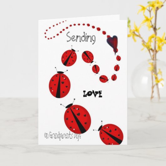 Grootouderdag Kaart (Gele Bloem)