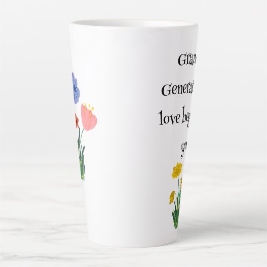 Grootouderdag Latte Mok (Voorkant)