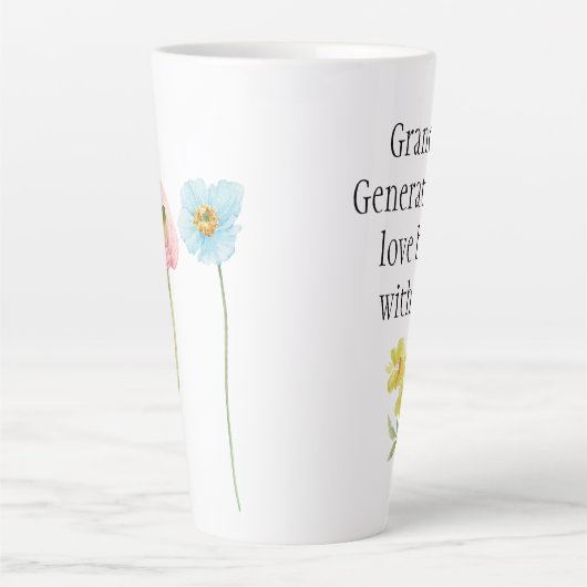 Grootouderdag Latte Mok (Voorkant)