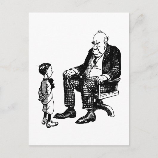 Grootouderdag - opa en kind briefkaart (Voorkant)