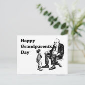 Grootouderdag - opa en kind briefkaart (Staand voorkant)