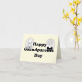 Grootouderdag - paar kaart (Gele Bloem)