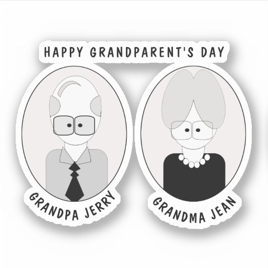 Grootouderdag Sticker (Voorkant)