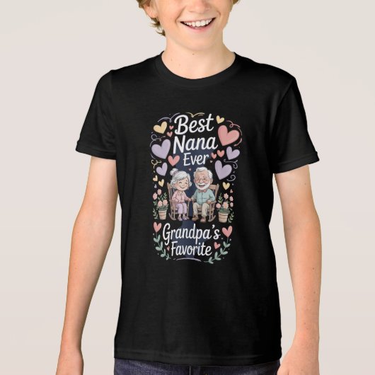 Grootouderdag Tri-Blend Shirt (Voorkant)