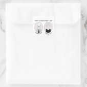 Grootouderdag Vierkante Sticker (Tas)
