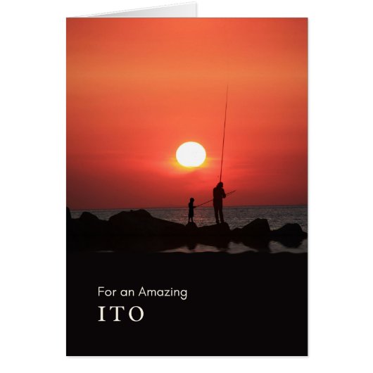 Grootouderdag voor Ito Vist op zonsondergang (Voorkant)