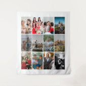 Grootouders 12 Foto Memory Collage Sjabloon Wandkleed (Voorkant)