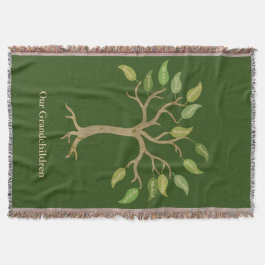 Grootouders 14 lederen boomgaard met groene schroe deken (Voorkant)