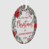 Grootouders 1 kerstfoto-ornament ornament (voorkant)