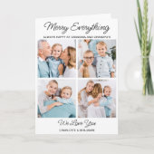 Grootouders 4 Afbeelding Vrolijk Alles Kerst Feestdagen Kaart (Voorkant)