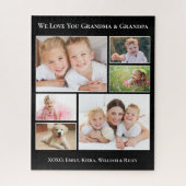 Grootouders 6 Foto zwart Legpuzzel (Verticaal)