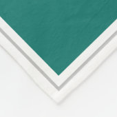 Grootouders 6 Fotocollage Gepersonaliseerd Blauwgr Fleece Deken (Hoek)