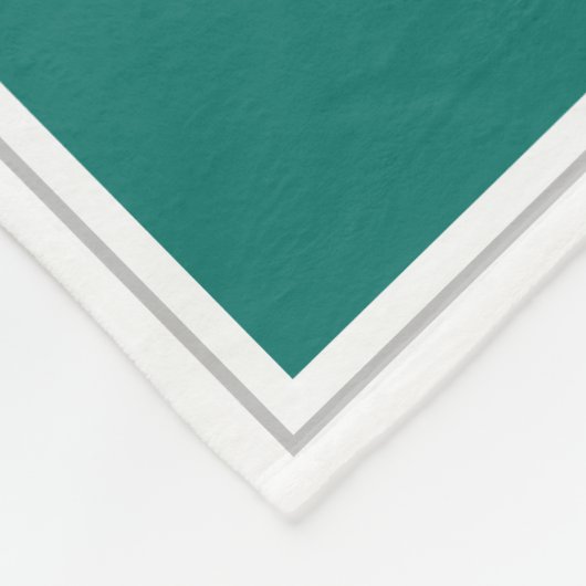 Grootouders 6 Fotocollage Gepersonaliseerd Blauwgr Fleece Deken (Hoek)