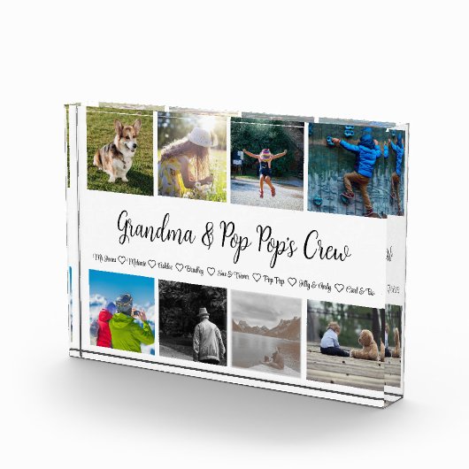 Grootouders Aangepast 8 fotoraster Fotoblokken (Rechts)