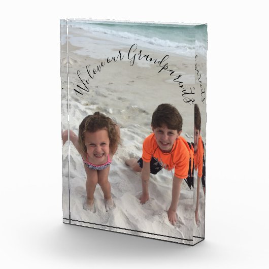 Grootouders Aangepaste foto van kleinkinderen (Rechts)