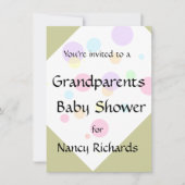 Grootouders Baby shower Kaart (Voorkant)