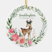 Grootouders Baby's eerste kerstfoto Keramisch Ornament (Voorkant)