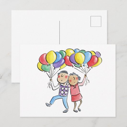 Grootouders Briefkaart (Voorkant / Achterkant)