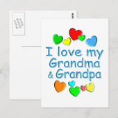 Grootouders Briefkaart (Voorkant / Achterkant)