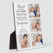 Grootouders Citaat Gepersonaliseerde Fotocollage Fotoplaat (Zijkant)