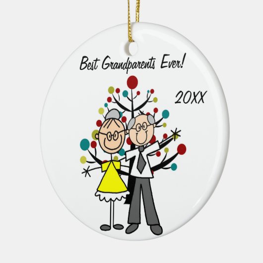 Grootouders Custom Holiday Ornament (Links)