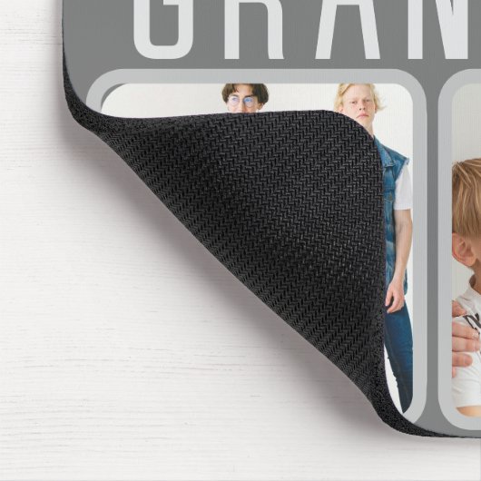 Grootouders dag cadeau voor 70 jaar oud muismat (Hoek)